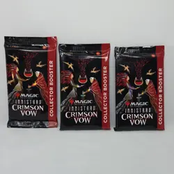 MTG Magic: The Gathering Innistrad Crimson Vow 15 Card Collector Booster X3 NEW - Image 1