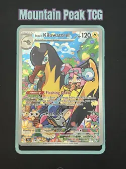 NM Iono's Kilowattrel 163/159 Illustration Rare - Journey Together- Pokemon Card - Image 1