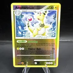 Ampharos 1/132 DP Secret Wonders Reverse Holo Pokemon Card LP - Image 1