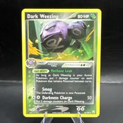 Pokemon Card - Dark Weezing Team Rocket Returns 42/109 Non Holo LP - Image 1