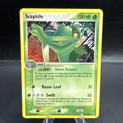 Sceptile 10/106 Non Holo Rare EX Emerald Pokemon Card LP - Image 1