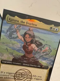 MTG Foil Katara the Fearless SDCC Exclusive Avatar the Last Airbender RARE PROMO - Image 2