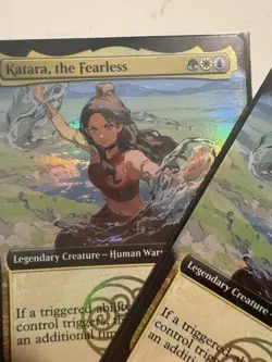 MTG Foil Katara the Fearless SDCC Exclusive Avatar the Last Airbender RARE PROMO - Image 3