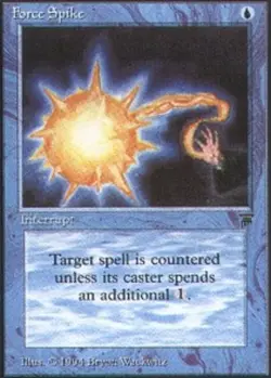 Moderatly Played, English - 1 x MTG Force Spike Legends - Image 1