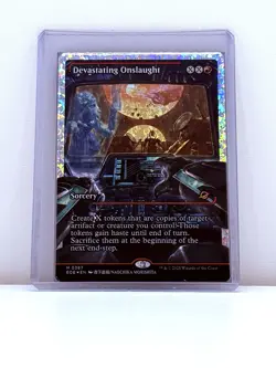 Devastating Onslaught (0387) (Showcase) (Fracture Foil) - Edge of Eternities MTG - Image 1