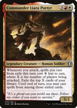 X4-NM-MTG-Playset-Baldur's Gate (CLB)-Commander Liara Portyr-270 - Image 1