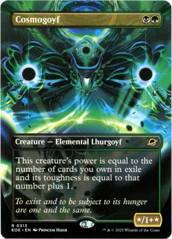 Cosmogoyf (Borderless) - 0313 - Edge of Eternities - MTG NM/M SHIPS NOW - Image 1