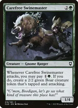 X4-NM-MTG-Playset-Baldur's Gate (CLB)-Carefree Swinemaster-219 - Image 1