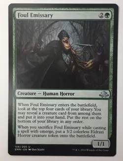 FOUL EMISSARY 158/205 ELDRITCH MOON MTG MAGIC 2016 - Image 1