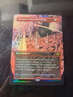 Mtg - Weapons Manufacturing *Foil Borderless* #ZN-120 - Image 1