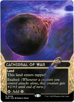 Cathedral of War (Borderless) - 0006 - Edge of Eternities - MTG English NM/M - Image 1