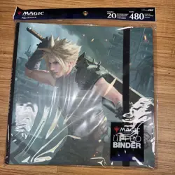 SEPHIROTH CLOUD ULTRA PRO FINAL FANTASY 12 POCKET PRO BINDER MAGIC MTG NEW SEAL - Image 1