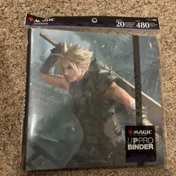 SEPHIROTH CLOUD ULTRA PRO FINAL FANTASY 12 POCKET PRO BINDER MAGIC MTG NEW SEAL - Image 1