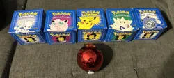 Pokemon ‘99Burger King 23k gold plated trading card,Blue Set Minus Charizard Box - Image 1