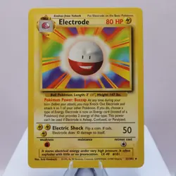 Pokemon TCG - Electrode 21/102 Base Set Rare WOTC 1999 - EXC/NM - Image 2