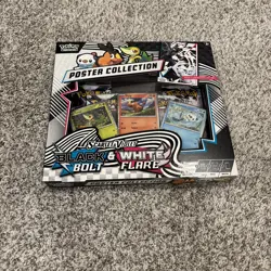 Pokemon TCG Black Bolt & White Flare Poster Collections - Sealed - Fast Ship - Image 1
