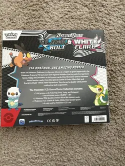 Pokemon TCG Black Bolt & White Flare Poster Collections - Sealed - Fast Ship - Image 2