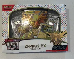 BRAND NEW SEALED Pokemon TCG: Scarlet & Violet 151 Zapdos EX Collection Box - Image 1