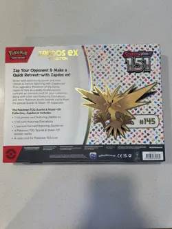 BRAND NEW SEALED Pokemon TCG: Scarlet & Violet 151 Zapdos EX Collection Box - Image 2