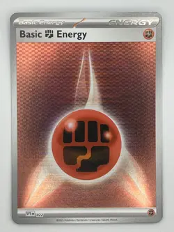 Pokemon TCG - Fighting Energy - 022 (Horizontal Holo) - Black Bolt & White Flare - Image 1