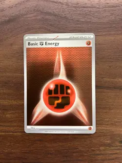 Pokemon TCG - Fighting Energy - 022 (Horizontal Holo) - Black Bolt & White Flare - Image 1