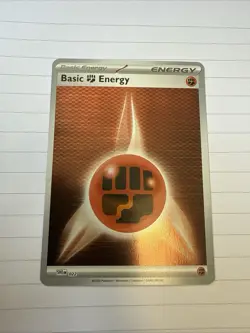 Pokemon TCG - Fighting Energy - 022 (Horizontal Holo) - Black Bolt & White Flare - Image 1