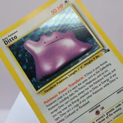 Pokemon TCG - Ditto 3/62 Fossil Holo Rare WOTC 1999 - EXC/NM - Image 1