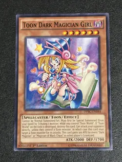Toon Dark Magician GIrl DPBC-EN004 1st Edition Yugioh Card Lp - Image 1