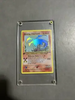 Pokemon TCG Shining Charizard Neo Destiny Holo Card 107/105 Unlimited Shiny Rare - Image 1