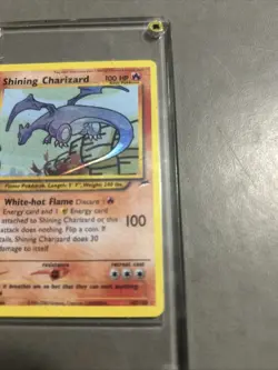 Pokemon TCG Shining Charizard Neo Destiny Holo Card 107/105 Unlimited Shiny Rare - Image 2