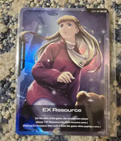 2025 SDCC EXCLUSIVE GUNDAM EX RESOURCE TOKEN RELENA PROMO CARD GAME CARD - Image 1