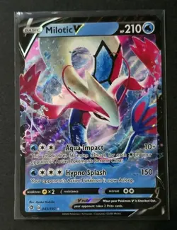 Milotic V 043/192 Rebel Clash- NM Ultra Rare Pokemon Card - Image 1