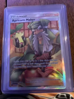 Pokemon TCG Apricorn Maker Full Art SM Celestial Storm 161/168 Ultra Rare Card - Image 1
