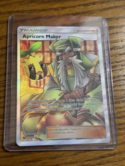 Pokemon TCG Apricorn Maker Full Art SM Celestial Storm 161/168 Ultra Rare Card - Image 1