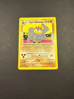 Light Machamp 25/105 Neo Destiny Regular - Pokemon Card - Image 1