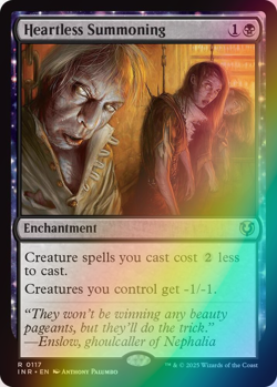 MTG - Heartless Summoning - Foil - INR 0117 - Innistrad Remastered - Rare Magic - Image 1