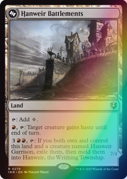 MTG - Hanweir Battlements - Foil - INR 0279 - Innistrad Remastered - Rare Magic - Image 1