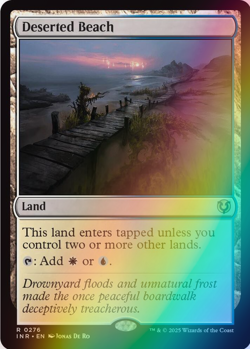 MTG - Deserted Beach - Foil - INR 0276 - Innistrad Remastered - Rare - Magic - Image 1