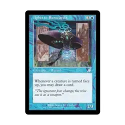 WOTC MtG Scourge Aphetto Runecaster (U) (Foil) EX - Image 1