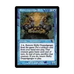 WOTC MtG Odyssey Shifty Doppelganger (R) (Foil) EX - Image 1
