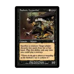 WOTC MtG Odyssey Sadistic Hypnotist (U) (Foil) NM- - Image 1