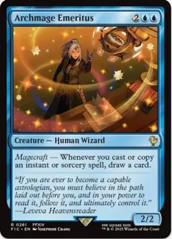 1 x Archmage Emeritus - Final Fantasy Commander - LP - MTG - Image 1
