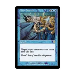 WOTC MtG Odyssey Time Stretch (R) (Foil) NM- - Image 1