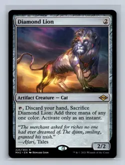 Magic the Gathering - MTG - MH2 - Diamond Lion - Rare - Image 1