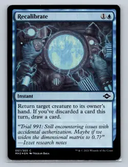 Magic the Gathering - MTG - MH2 - Recalibrate - Foil - Common - Image 1