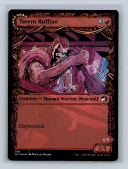Magic the Gathering - MTG - MID - Tavern Ruffian - Common - Creature - Foil - Image 1