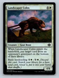 Magic the Gathering - MTG - MH2 - Landscaper Colos - Foil - Common - Image 1