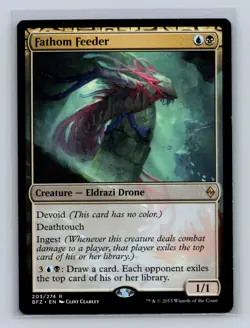 Magic the Gathering - MTG - BFZ - Fathom Feeder - Rare - Image 1