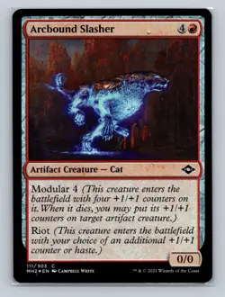 Magic the Gathering - MTG - MH2 - Arcbound Slasher - Foil - Common - Image 1