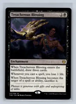 Magic the Gathering - MTG - THB - Treacherous Blessing - Rare - Image 1
